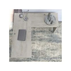 Kathy Ireland® Home By Bush Furniture Cottage Grove 60" L-Shaped Desk, Cottage White (CGD160CWH-03) -Ergot Office Furniture Shop sp116261461 s7