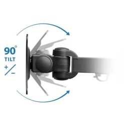 Mount-It! Adjustable Triple Monitor Mount, Up To 32", Black (MI-753XL) -Ergot Office Furniture Shop sp116854229 s7