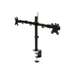 Kensington SmartFit Ergo Adjustable Dual Monitor Arm, Up To 32", Black (K55409WW)