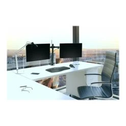 Kensington SmartFit Ergo Adjustable Dual Monitor Arm, Up To 32", Black (K55409WW) -Ergot Office Furniture Shop sp120381229 s7