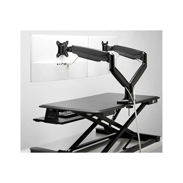 Kensington SmartFit One-Touch Adjustable Dual Monitor Arm, Up To 32", Black (K59601WW) 7 Kensington SmartFit One-Touch Adjustable Dual Monitor Arm, Up To 32", Black (K59601WW) - Image 7