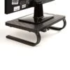 Mind Reader Monitor Stand/Riser With Metal Leg Support, Black (METMONST-BLKP)
