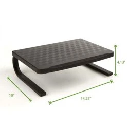 Mind Reader Monitor Stand/Riser With Metal Leg Support, Black (METMONST-BLKP) -Ergot Office Furniture Shop sp12083640 s7