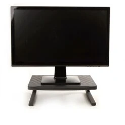 Mind Reader Monitor Stand/Riser With Metal Leg Support, Black (METMONST-BLKP) -Ergot Office Furniture Shop sp12083685 s7