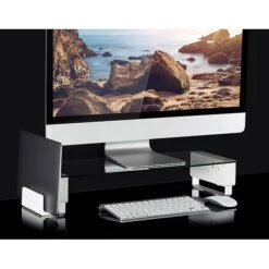 Mount-lt! Monitor Riser, Up To 32", White (MI-7266)