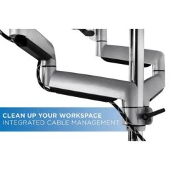 Mount-It! Height Adjustable Triple Monitor Mount Arms With USB Port For 24" To 32" Displays (MI-2753) -Ergot Office Furniture Shop sp12138891 s7