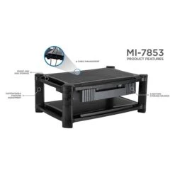 Mount It Mount-lt! Adjustable Monitor Stand, Black (MI-7853)