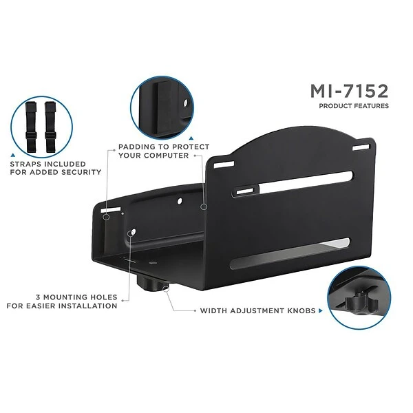 Mount It Mount-lt! Adjustable Monitor, Black (MI-7152) 3 Mount It Mount-lt! Adjustable Monitor, Black (MI-7152) - Image 3