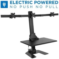 Mount-It! Adjustable Triple Monitor Mount, Up To 32", Black (MI-7983) -Ergot Office Furniture Shop sp121594703 s7
