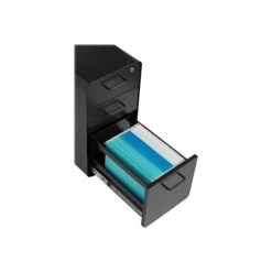 Poppin The Sort-It-Out 3-Drawer Vertical File Cabinet, Locking, Letter/Legal, Black, 20" (104741) 7 Poppin The Sort-It-Out 3-Drawer Vertical File Cabinet, Locking, Letter/Legal, Black, 20" (104741) -Ergot Office Furniture Shop sp122684585 s7
