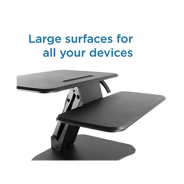 Mount-It! Adjustable Desk, Black (MI-7957) 7 Mount-It! Adjustable Desk, Black (MI-7957) - Image 7