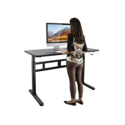 Mount-It! 29" - 48" Adjustable Desk, Black (MI-7981) -Ergot Office Furniture Shop sp123234024 s7
