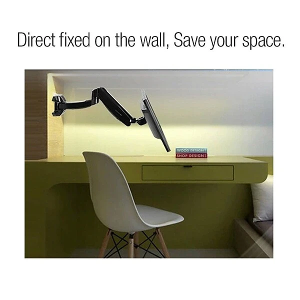 Fleximounts Adjustable Monitor Mount/Arm, Up To 24", Black (M10) 4 Fleximounts Adjustable Monitor Mount/Arm, Up To 24", Black (M10) - Image 4