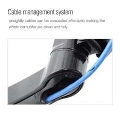 Fleximounts Adjustable Monitor Mount/Arm, Up To 24", Black (M10) 6 Fleximounts Adjustable Monitor Mount/Arm, Up To 24", Black (M10) -Ergot Office Furniture Shop sp12472554 s7