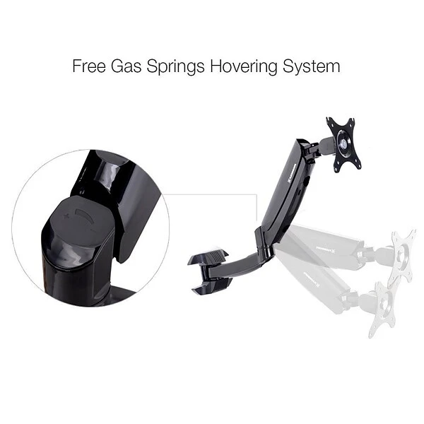 Fleximounts Adjustable Monitor Mount/Arm, Up To 24", Black (M10) 1 Fleximounts Adjustable Monitor Mount/Arm, Up To 24", Black (M10)