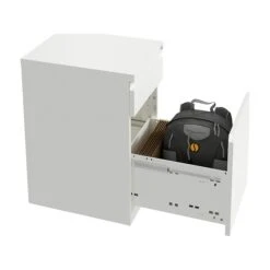 Hirsh 2-Drawer Vertical File Cabinet, Mobile/Pedestal, Letter, White, 19.88" (25033) -Ergot Office Furniture Shop sp126837095 s7