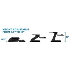 Mount-It! 6.5" To 18"H Sit & Stand Desk Converter, Black (MI-7916) -Ergot Office Furniture Shop sp12713044 s7