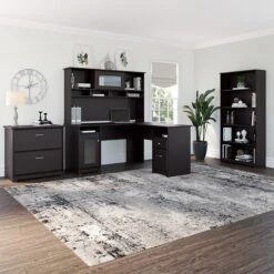 Bush Furniture Cabot Lateral File Cabinet, Espresso Oak (WC31880-03) -Ergot Office Furniture Shop sp129130670 s7