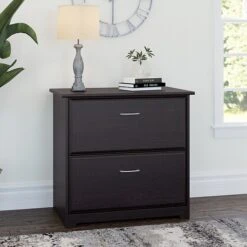 Bush Furniture Cabot Lateral File Cabinet, Espresso Oak (WC31880-03)
