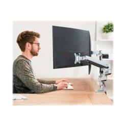 SIIG Adjustable Mounting Kit, Up To 32" Monitor, Silver (CE-MT3611-S1) -Ergot Office Furniture Shop sp130857030 s7