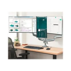 SIIG Adjustable Mounting Kit, Up To 32" Monitor, Silver (CE-MT3611-S1) -Ergot Office Furniture Shop sp130857031 s7