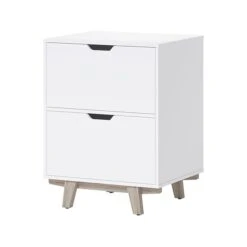 Thomasville Furniture Whitney 2-Drawer Lateral File Cabinet, Letter/Legal, White, 23.75" (SPLS-WHLF-TV)