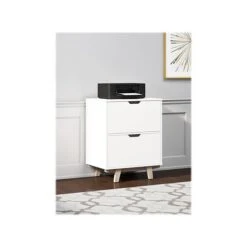 Thomasville Furniture Whitney 2-Drawer Lateral File Cabinet, Letter/Legal, White, 23.75" (SPLS-WHLF-TV) -Ergot Office Furniture Shop sp132970719 s7