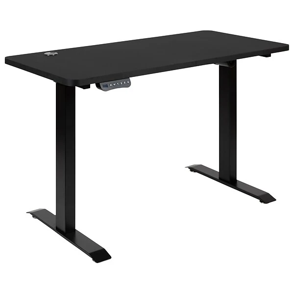 Flash Furniture Electric 27"H - 44"H Adjustable Standing Desk With Black Mesh Task Office Chair, Black (BNBLX5STDBK) 8 Flash Furniture Electric 27"H - 44"H Adjustable Standing Desk With Black Mesh Task Office Chair, Black (BNBLX5STDBK) - Image 8