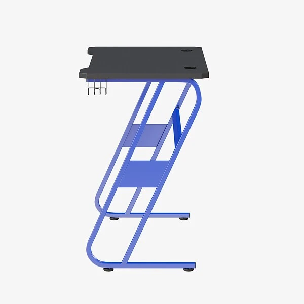 Flash Furniture 52"W Gaming Ergonomic Desk, Blue (NANRSG1030BL) 8 Flash Furniture 52"W Gaming Ergonomic Desk, Blue (NANRSG1030BL) - Image 8