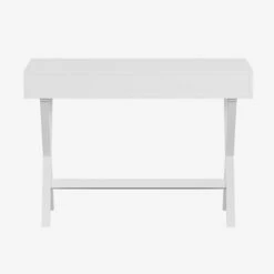 Flash Furniture 42" Home Office Writing Computer Desk With Open Storage Compartments, White (GCMBLK61WH) -Ergot Office Furniture Shop sp133535344 s7