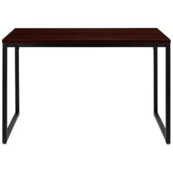 Flash Furniture 47" Tiverton Industrial Modern Commercial Grade Office Computer Desk, Red (GCGF15612MHG) -Ergot Office Furniture Shop sp133536358 s7