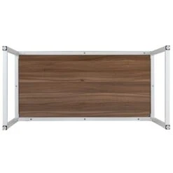 Flash Furniture 47"W Tiverton Industrial Modern Commercial Grade Office Computer Desk, Wood Grain (GCGF15612WALWH) -Ergot Office Furniture Shop sp133536404 s7