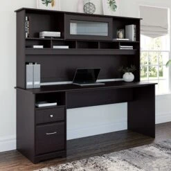 Bush Furniture Cabot 72W Computer Desk With Drawers, Espresso Oak (WC31872-03) -Ergot Office Furniture Shop sp134252737 s7
