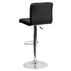 Flash Furniture Contemporary Vinyl Adjustable Height Barstool With Back, Black, 2-Pieces (2DS810MODBKGG) 10 Flash Furniture Contemporary Vinyl Adjustable Height Barstool With Back, Black, 2-Pieces (2DS810MODBKGG) -Ergot Office Furniture Shop sp137199113 s7