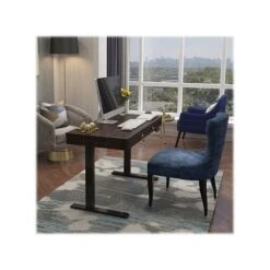 FlexiSpot Theodore 30"-49" Adjustable Desk, Brown (UD5B-OFF) -Ergot Office Furniture Shop sp137959431 s7