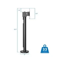 Mount-It! Adjustable POS Monitor Mount, Up To 23", Black (MI-3795) -Ergot Office Furniture Shop sp142111871 s7