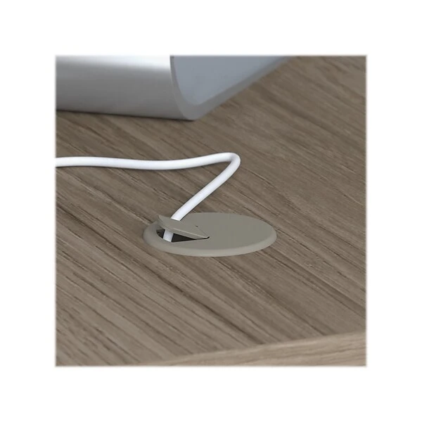 Bush Business Furniture Studio C 60" W Computer Desk With Mobile File Cabinet Bundle, Modern Hickory (STC014MHSU) 6 Bush Business Furniture Studio C 60" W Computer Desk With Mobile File Cabinet Bundle, Modern Hickory (STC014MHSU) - Image 6