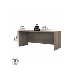 Bush Business Furniture Studio C 72" W Computer Desk, Modern Hickory (SCD272MH) -Ergot Office Furniture Shop sp144158118 s7