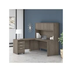Bush Business Furniture Studio C 72" W Computer Desk, Modern Hickory (SCD272MH) -Ergot Office Furniture Shop sp144158122 s7