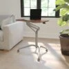 Flash Furniture 28"W Adjustable Desk, Laminate Wood (NAN-IP-10-GG)