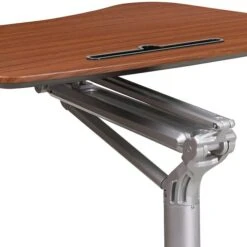 Flash Furniture 28"W Adjustable Desk, Laminate Wood (NAN-IP-10-GG) -Ergot Office Furniture Shop sp144474061 s7
