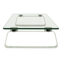 Mount-It! Monitor Stand, Clear/Silver (MI-7262-DS) -Ergot Office Furniture Shop sp144914540 s7