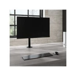 Bush Business Furniture Adjustable Monitor Arm, 17"-32", Satin Black (AC99892-03)