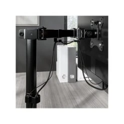 Bush Business Furniture Adjustable Monitor Arm, 17"-32", Satin Black (AC99892-03) -Ergot Office Furniture Shop sp146136466 s7