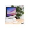 Mount-It! Riser With Storage, Up To 32" Monitor, White (MI-7365W)