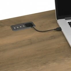 Bush Furniture Cabot 60" L-Shaped Desk, Reclaimed Pine (WC31530K) 11 Bush Furniture Cabot 60" L-Shaped Desk, Reclaimed Pine (WC31530K) -Ergot Office Furniture Shop sp147385733 s7