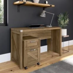 Kathy Ireland® Home By Bush Furniture 2-Drawer Vertical File Cabinet, Mobile, Letter/Legal, Reclaimed Pine, 17" 13 Kathy Ireland® Home By Bush Furniture 2-Drawer Vertical File Cabinet, Mobile, Letter/Legal, Reclaimed Pine, 17" -Ergot Office Furniture Shop sp147387596 s7