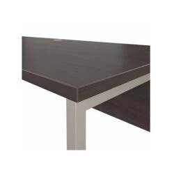 Bush Business Furniture Hybrid 72" W Computer Table Desk With Metal Legs, Storm Gray (HYD373SG) -Ergot Office Furniture Shop sp147608279 s7