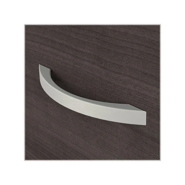 Bush Business Furniture Hybrid 2-Drawer Mobile File Cabinet, Letter/Legal, Storm Gray, 20" (HYF116SGSU-Z) 4 Bush Business Furniture Hybrid 2-Drawer Mobile File Cabinet, Letter/Legal, Storm Gray, 20" (HYF116SGSU-Z) - Image 4