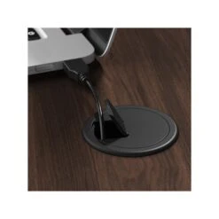 Bush Business Furniture Hybrid 48" W Computer Table Desk With Metal Legs, Black Walnut (HYD148BW) -Ergot Office Furniture Shop sp147608488 s7